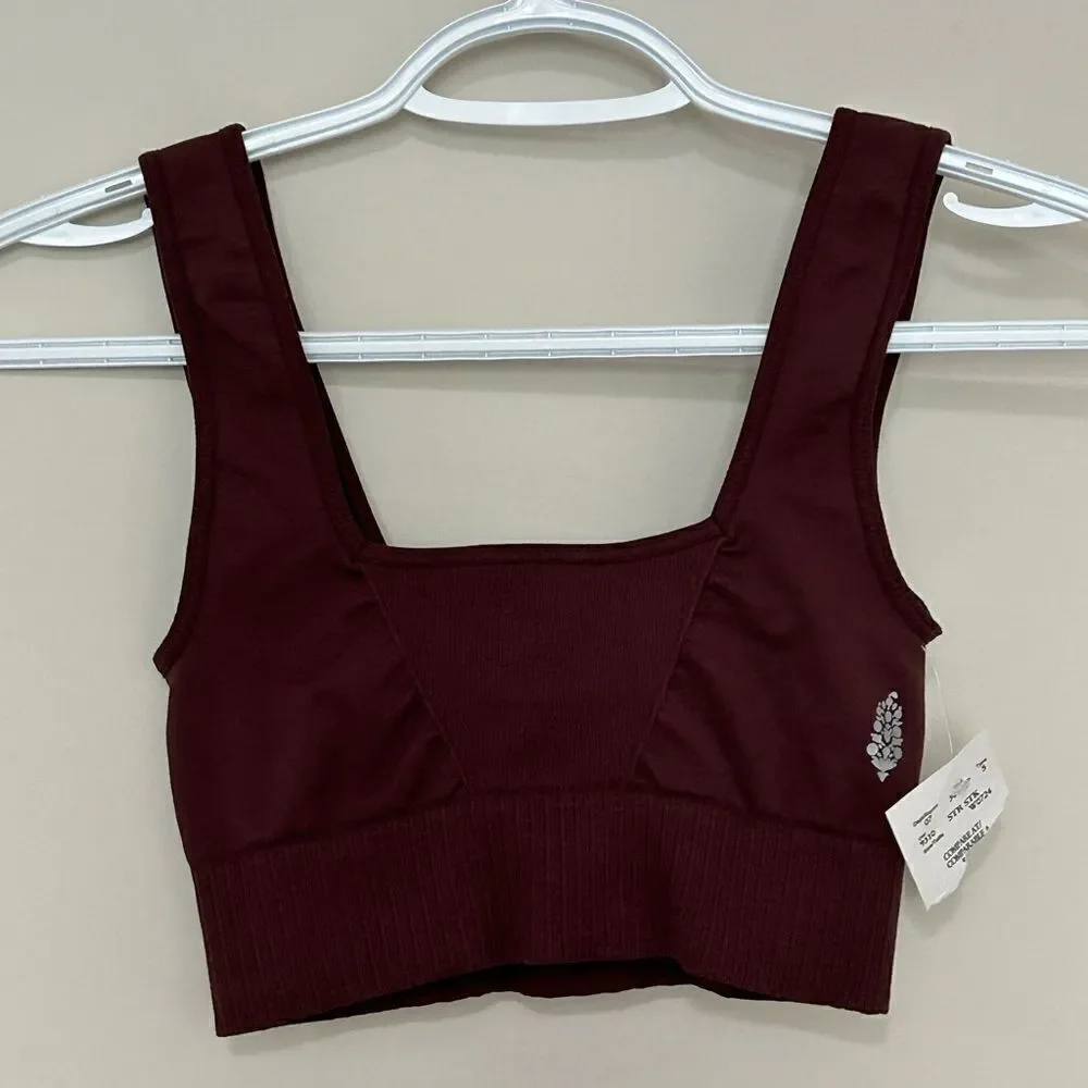 NWT Free People Movement Good Karma Square-Neck Bra - Picture 4 of 11